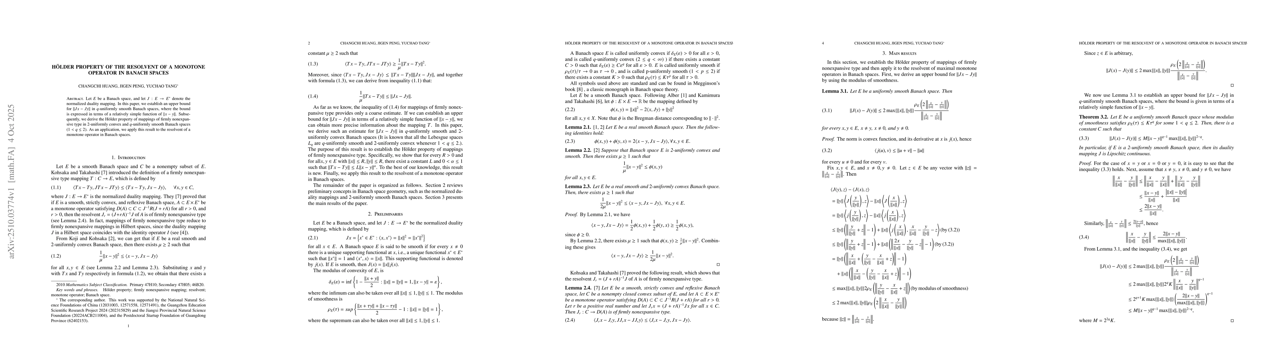 Thumbnail for Hölder property of the resolvent of a monotone operator in Banach
  spaces