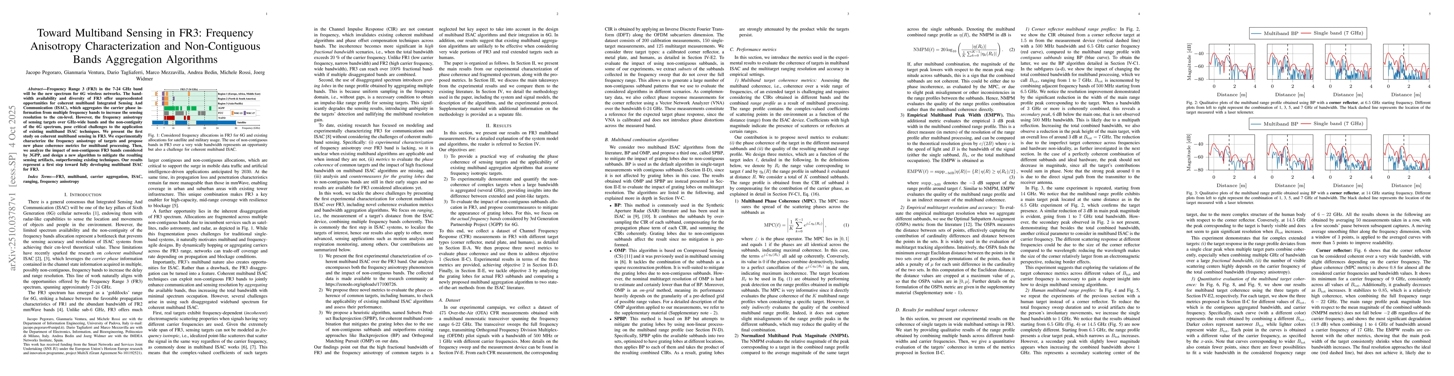 Thumbnail for Toward Multiband Sensing in FR3: Frequency Anisotropy Characterization
  and Non-Contiguous Bands Aggregation Algorithms