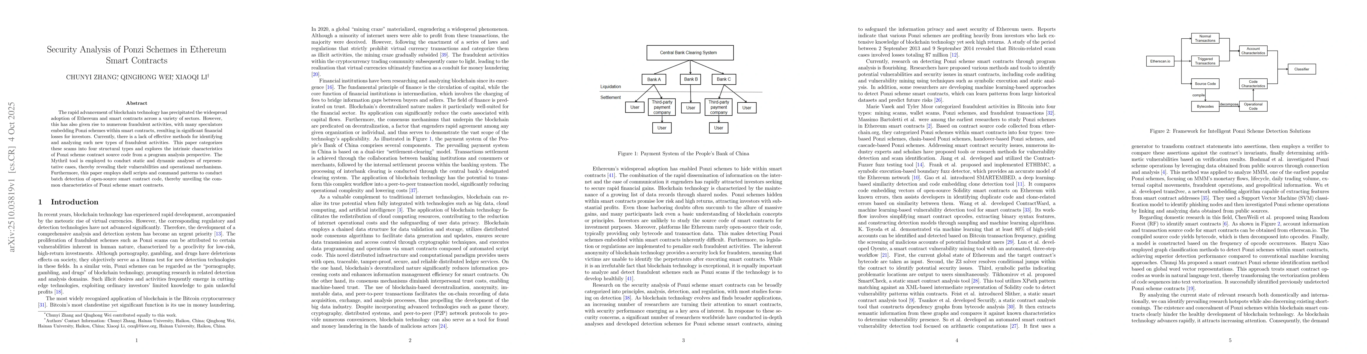 Thumbnail for Security Analysis of Ponzi Schemes in Ethereum Smart Contracts
