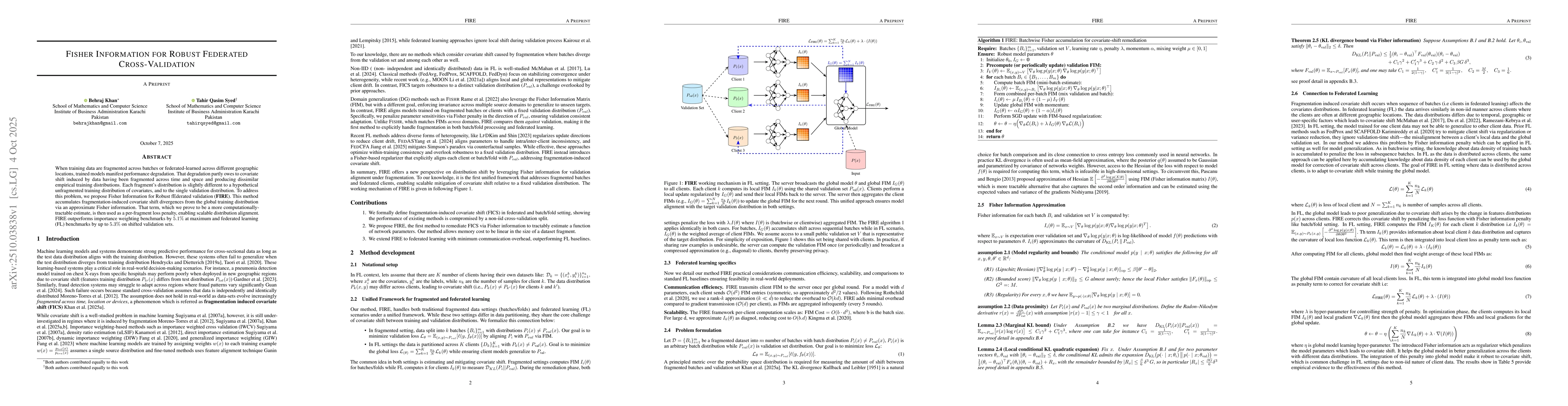 Thumbnail for Technical note on Fisher Information for Robust Federated
  Cross-Validation