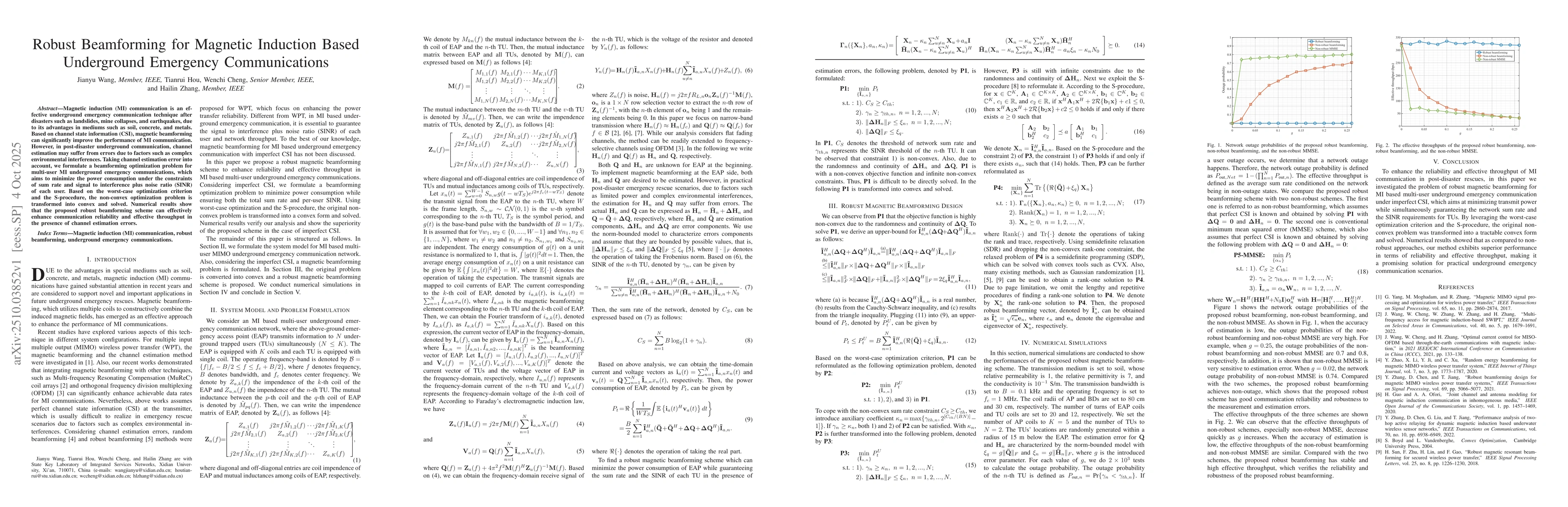 Thumbnail for Robust Beamforming for Magnetic Induction Based Underground Emergency
  Communications