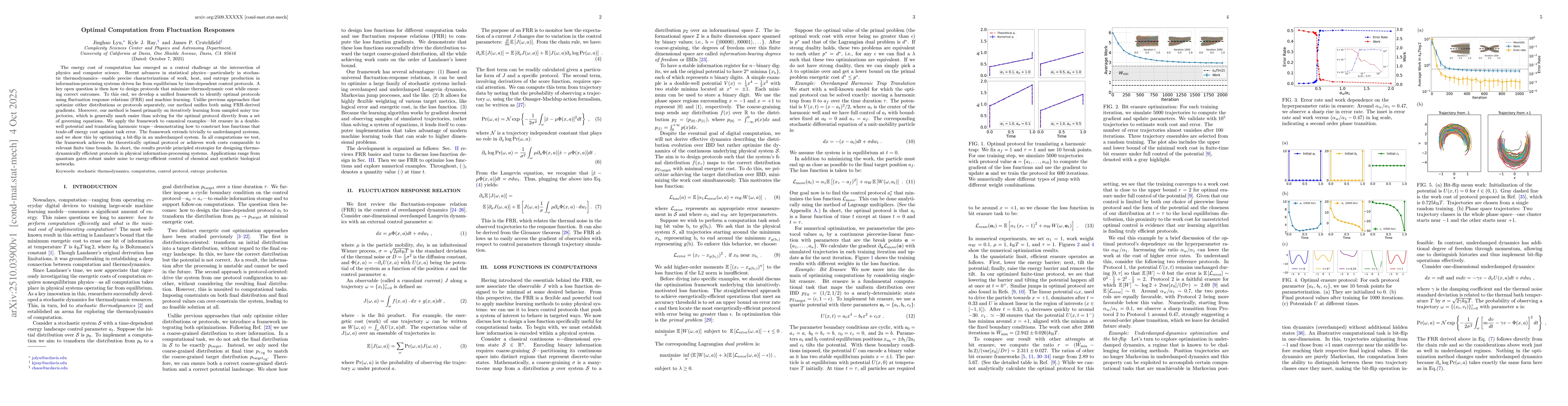 Thumbnail for Optimal Computation from Fluctuation Responses