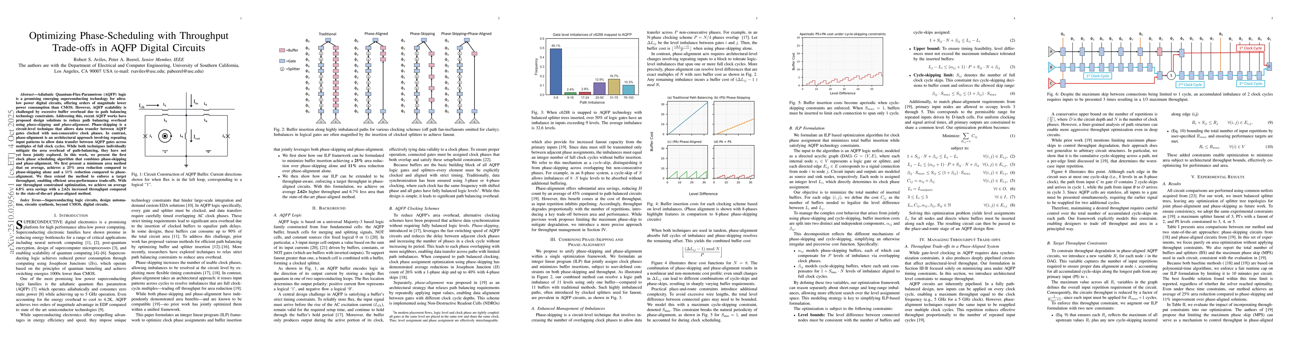 Thumbnail for Optimizing Phase-Scheduling with Throughput Trade-offs in AQFP Digital
  Circuits
