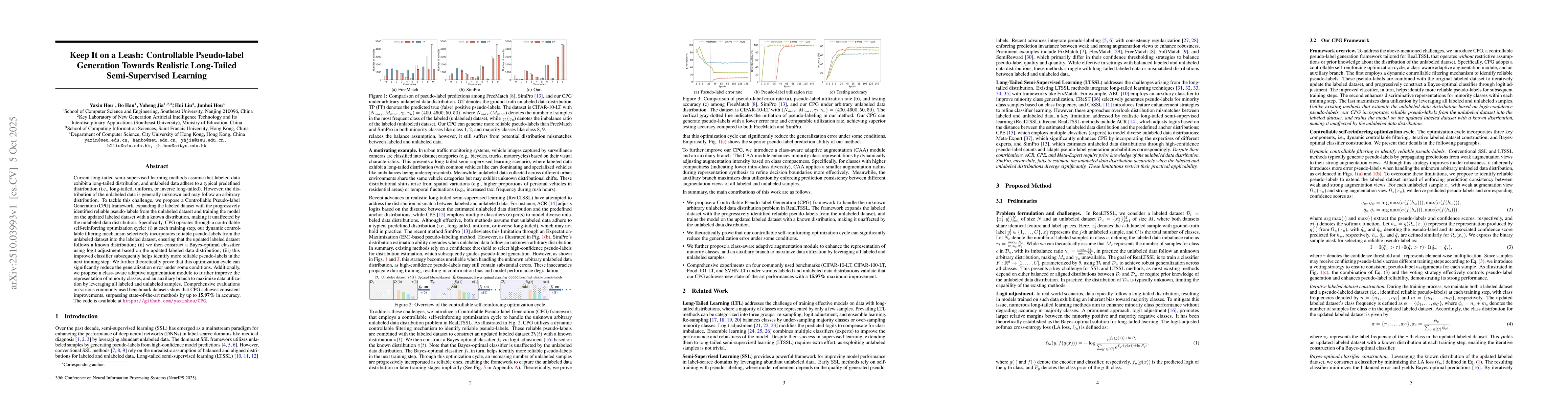 Thumbnail for Keep It on a Leash: Controllable Pseudo-label Generation Towards
  Realistic Long-Tailed Semi-Supervised Learning