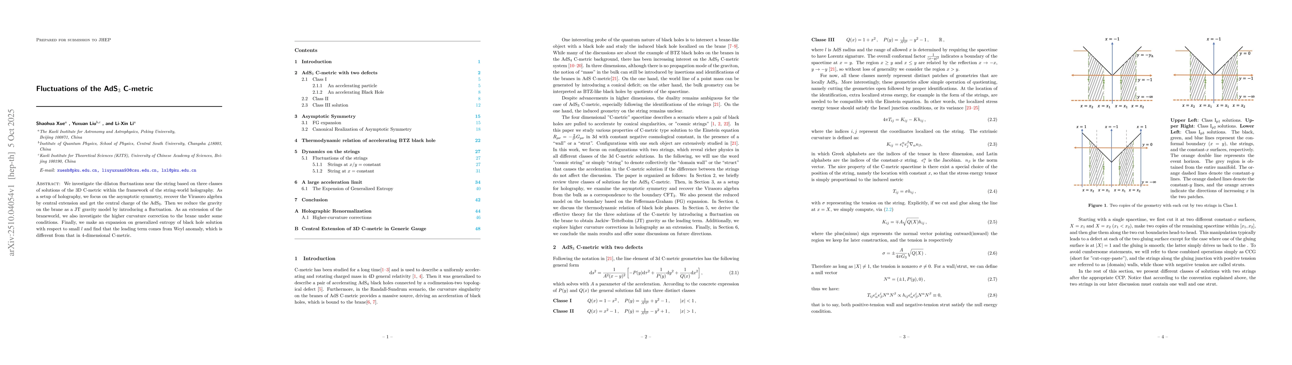 Thumbnail for Fluctuations of the AdS3 C-metric