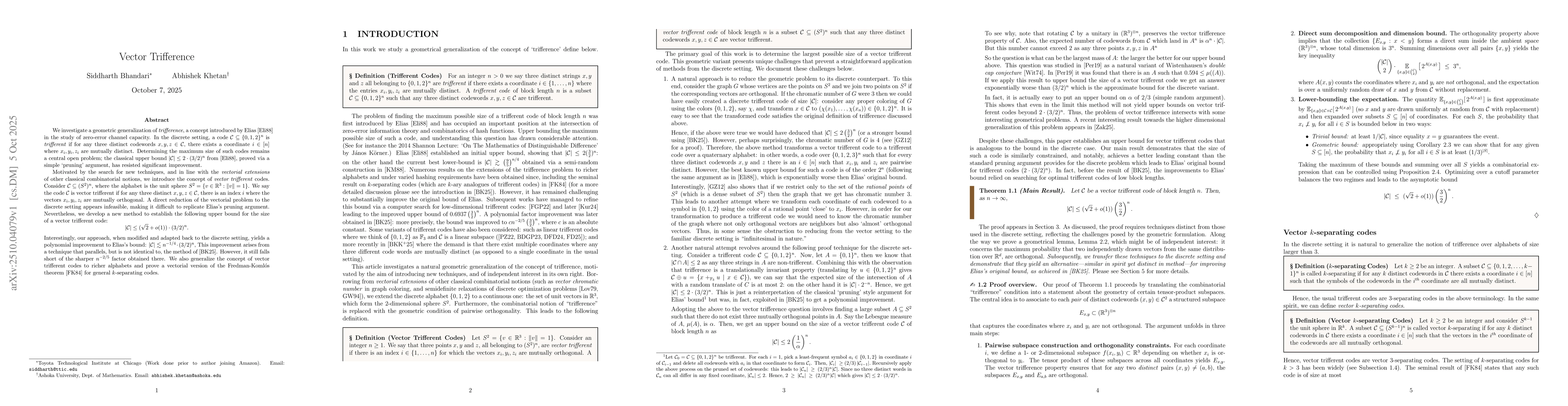 Thumbnail for Vector Trifference