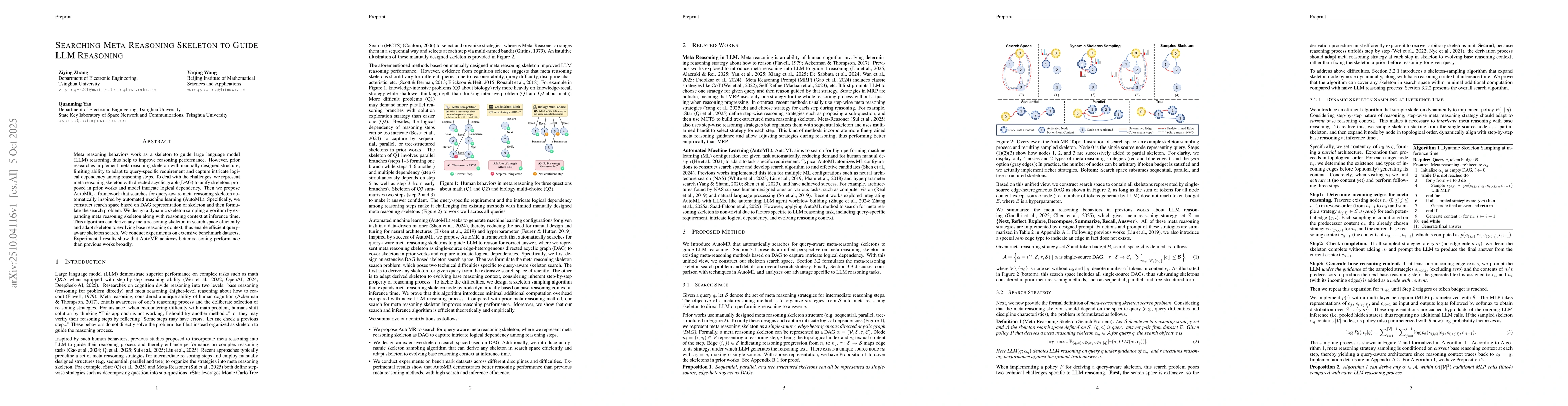 Thumbnail for Searching Meta Reasoning Skeleton to Guide LLM Reasoning