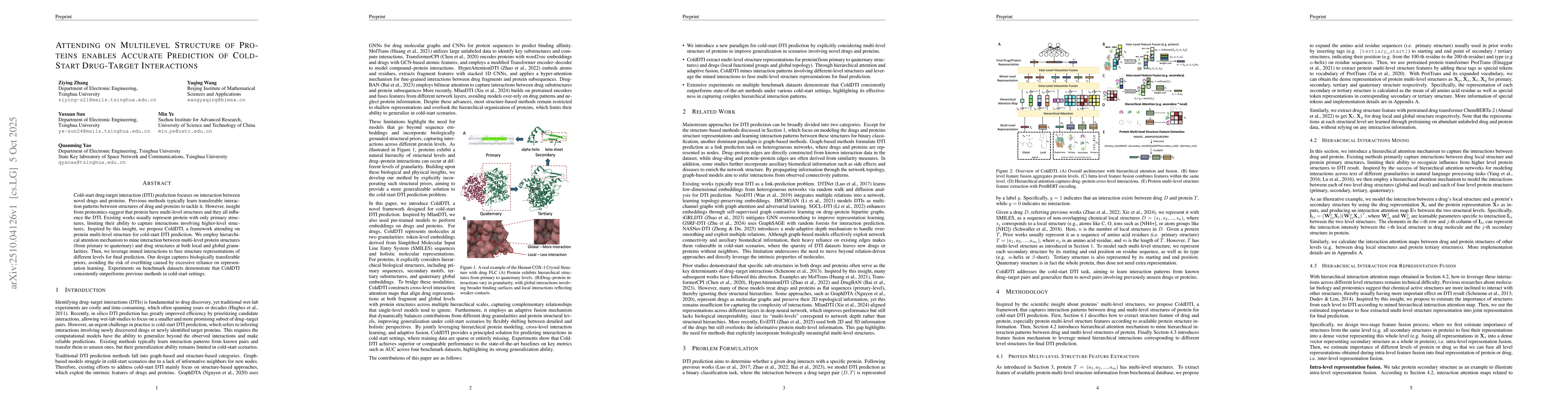 Thumbnail for Attending on Multilevel Structure of Proteins enables Accurate
  Prediction of Cold-Start Drug-Target Interactions