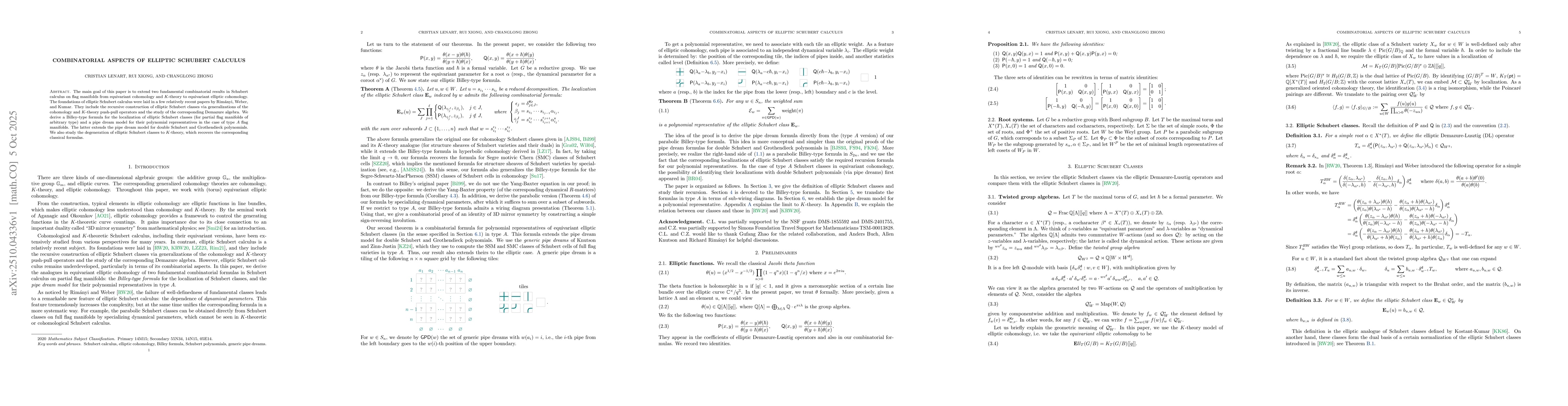 Thumbnail for Combinatorial Aspects of Elliptic Schubert Calculus