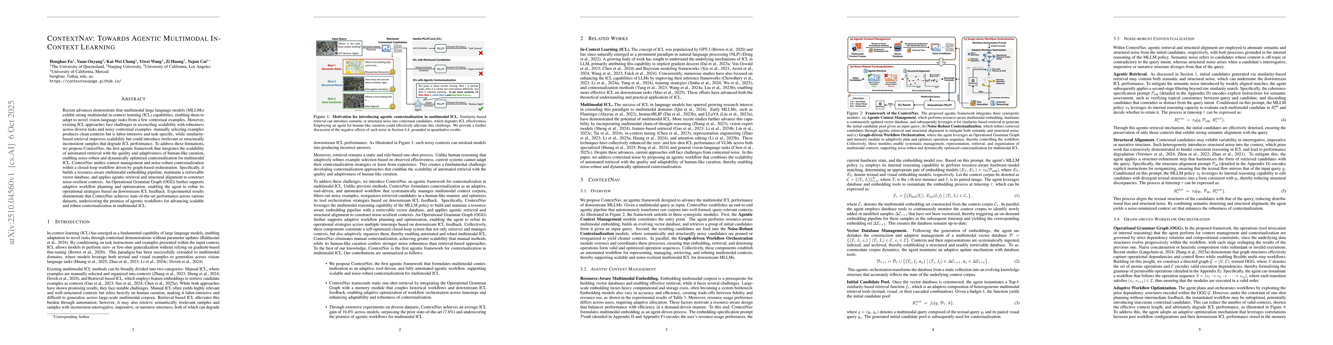 Thumbnail for ContextNav: Towards Agentic Multimodal In-Context Learning