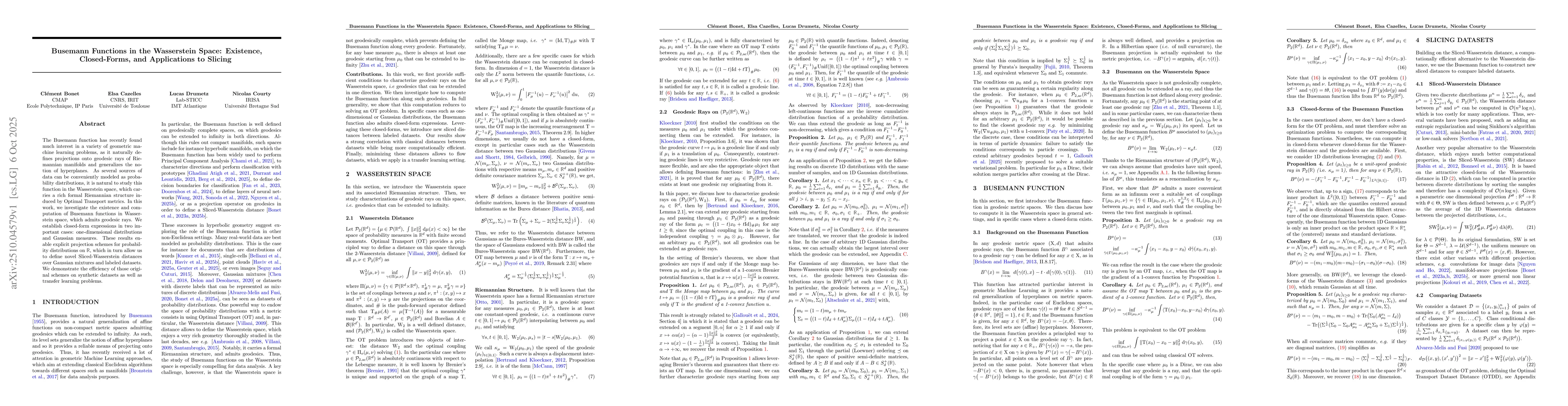 Thumbnail for Busemann Functions in the Wasserstein Space: Existence, Closed-Forms,
  and Applications to Slicing