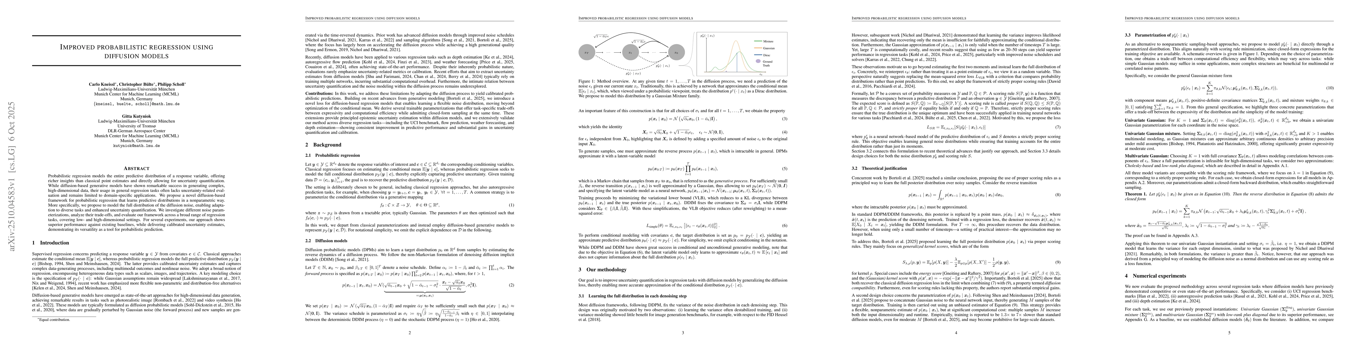 Thumbnail for Improved probabilistic regression using diffusion models