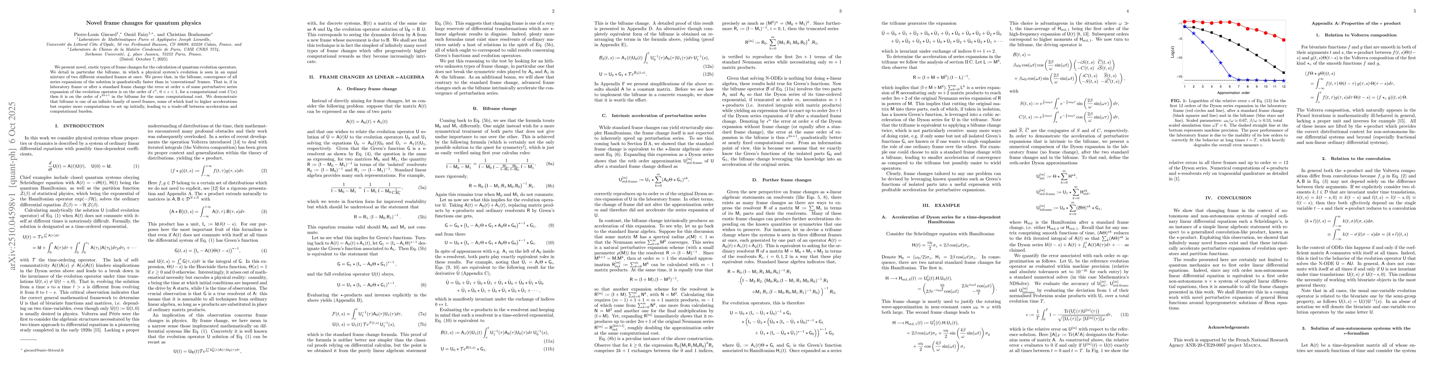 Thumbnail for Novel frame changes for quantum physics