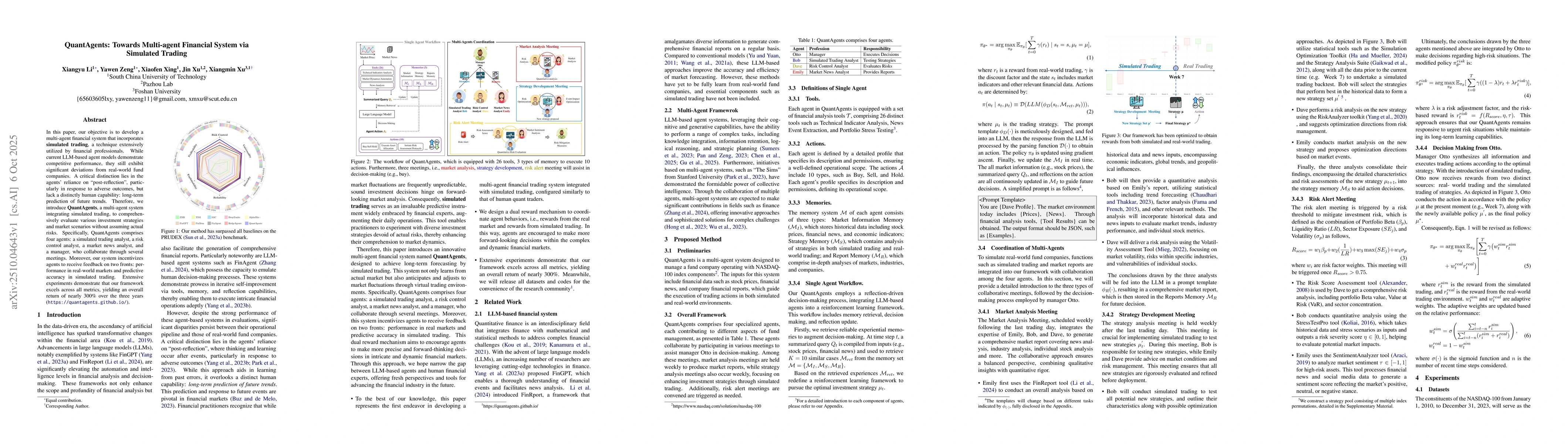 Thumbnail for QuantAgents: Towards Multi-agent Financial System via Simulated Trading