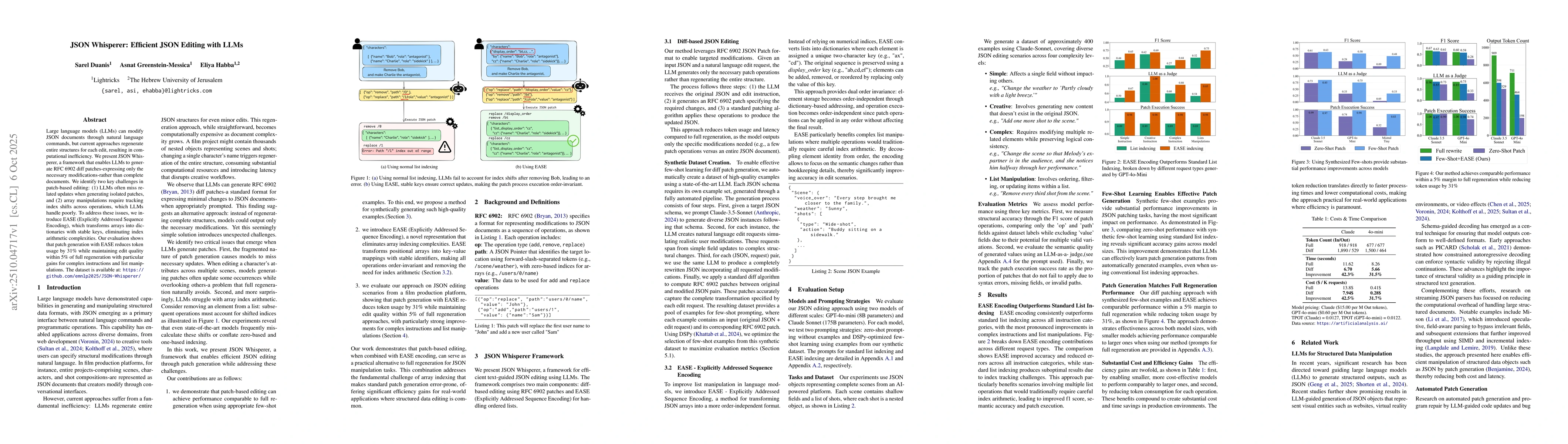 Thumbnail for JSON Whisperer: Efficient JSON Editing with LLMs