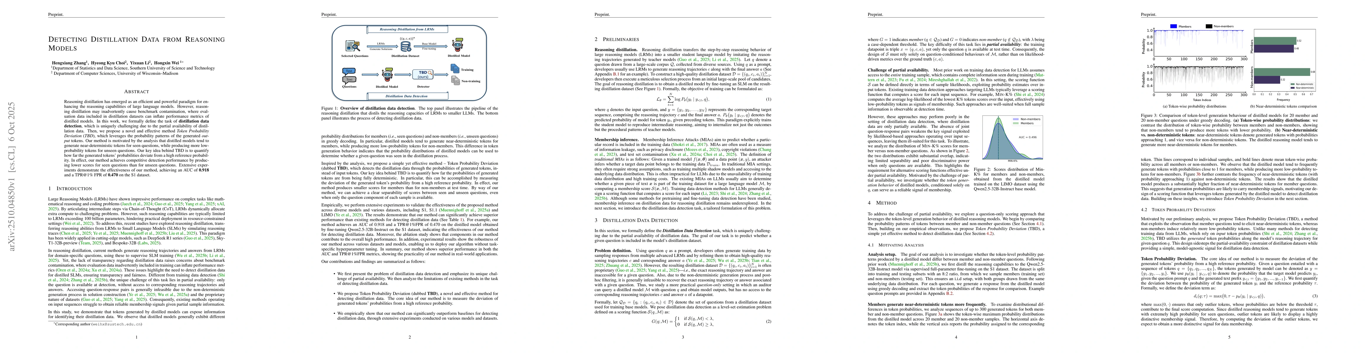 Thumbnail for Detecting Distillation Data from Reasoning Models