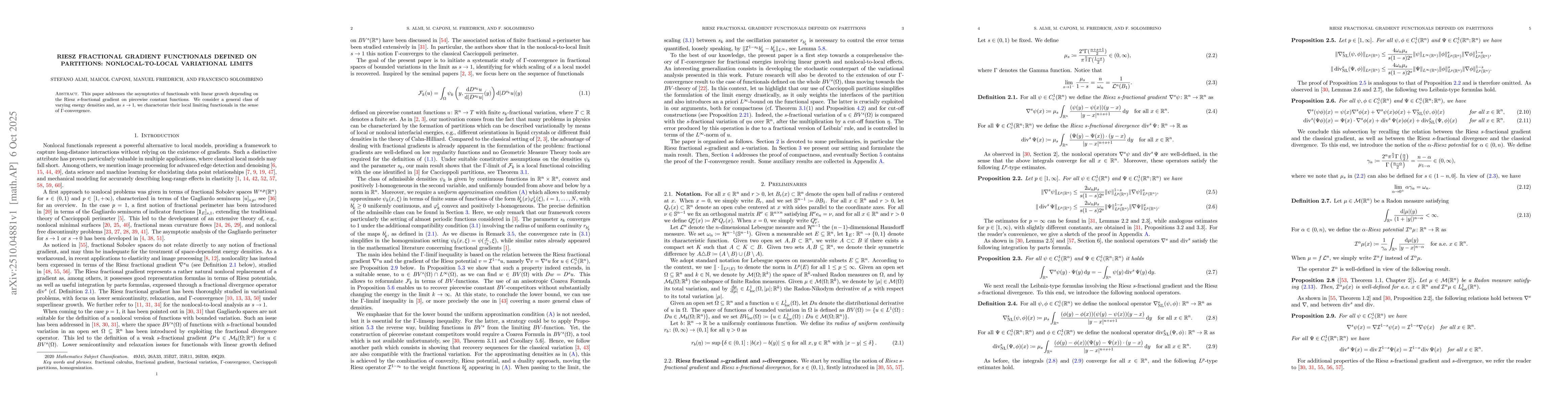 Thumbnail for Riesz fractional gradient functionals defined on partitions:
  nonlocal-to-local variational limits