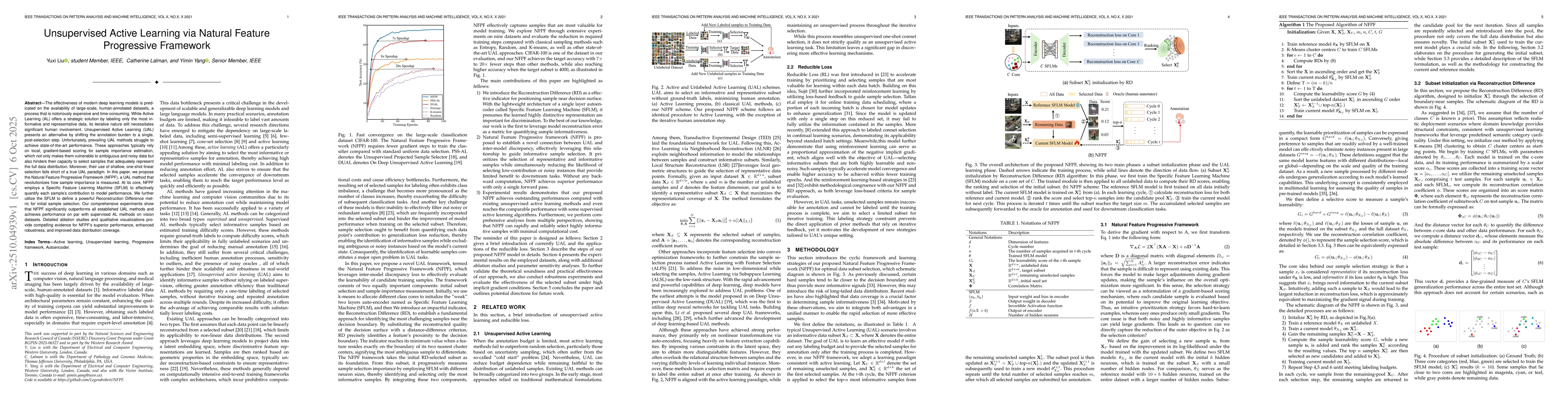 Thumbnail for Unsupervised Active Learning via Natural Feature Progressive Framework