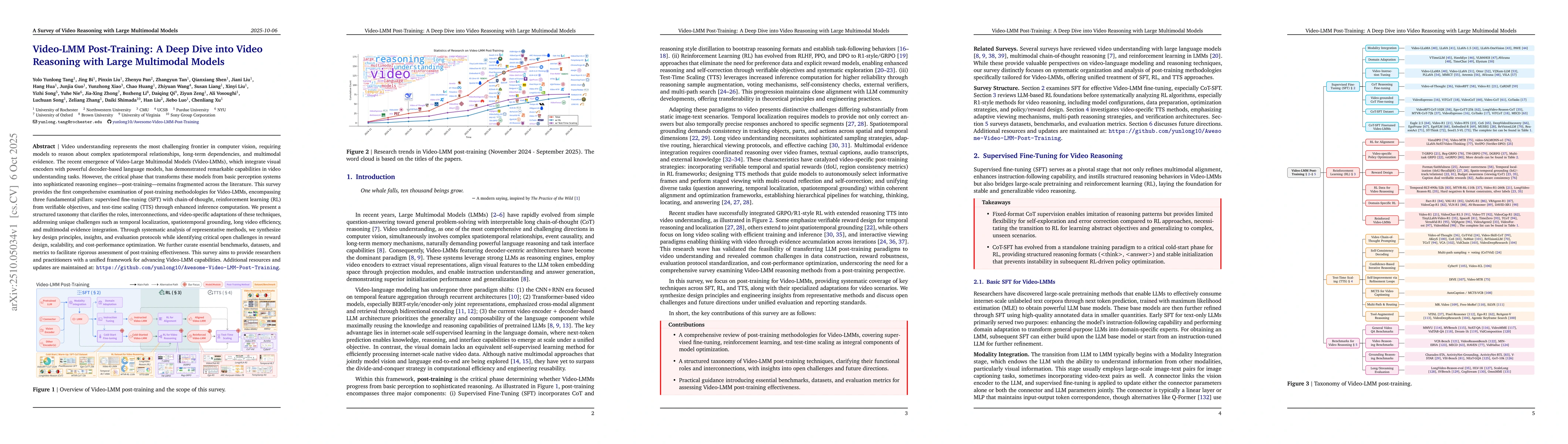 Thumbnail for Video-LMM Post-Training: A Deep Dive into Video Reasoning with Large
  Multimodal Models