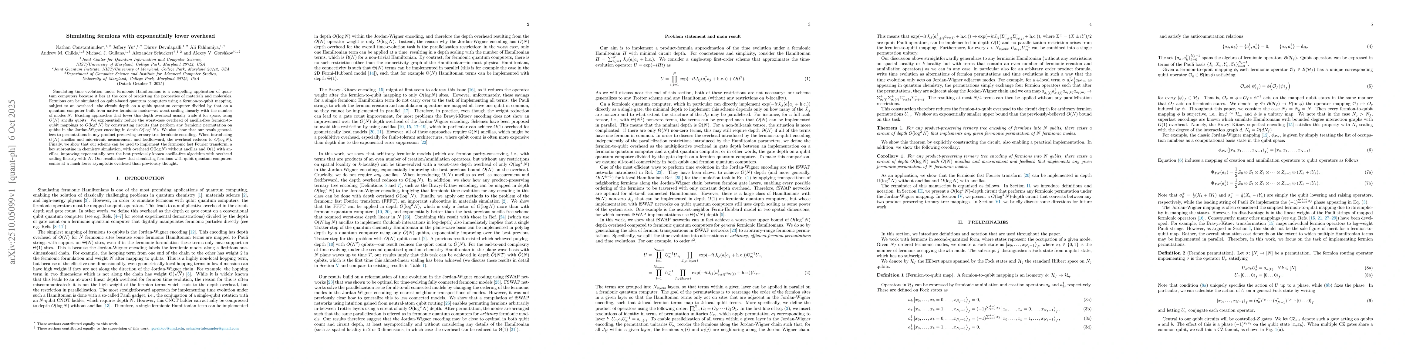 Thumbnail for Simulating fermions with exponentially lower overhead