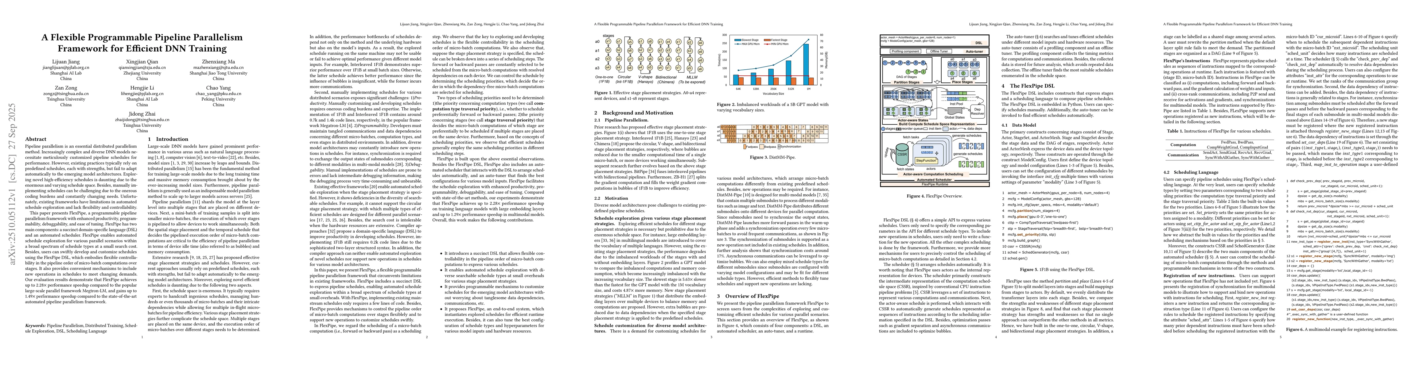 Thumbnail for A Flexible Programmable Pipeline Parallelism Framework for Efficient DNN
  Training