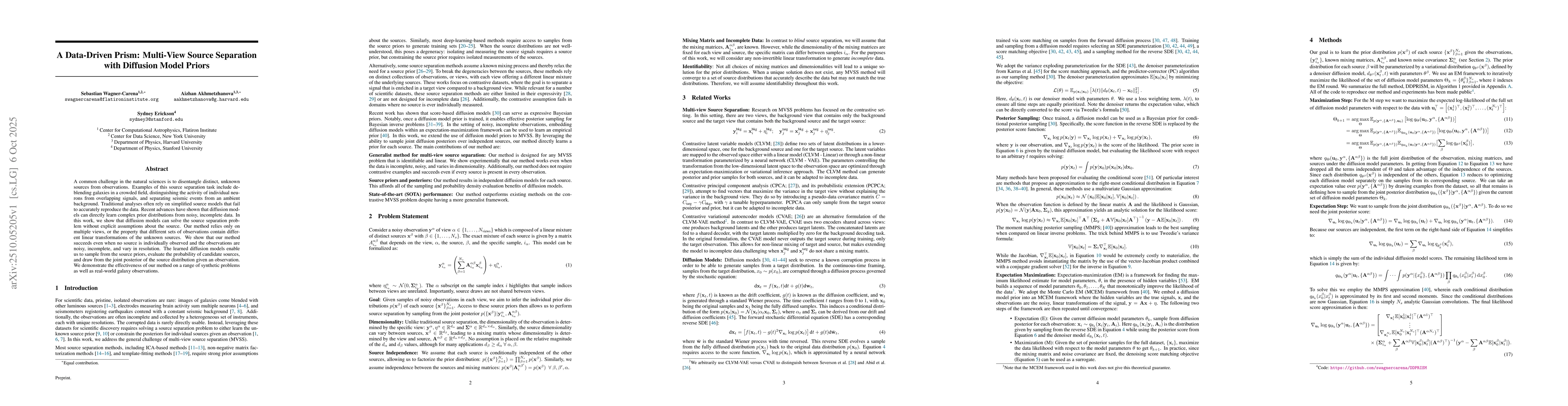 Thumbnail for A Data-Driven Prism: Multi-View Source Separation with Diffusion Model
  Priors