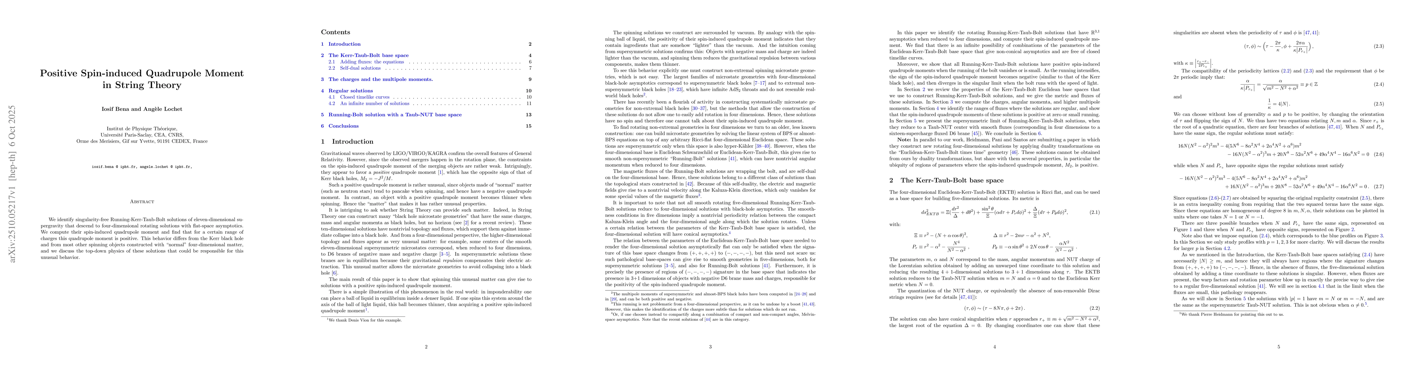 Thumbnail for Positive Spin-induced Quadrupole Moment in String Theory