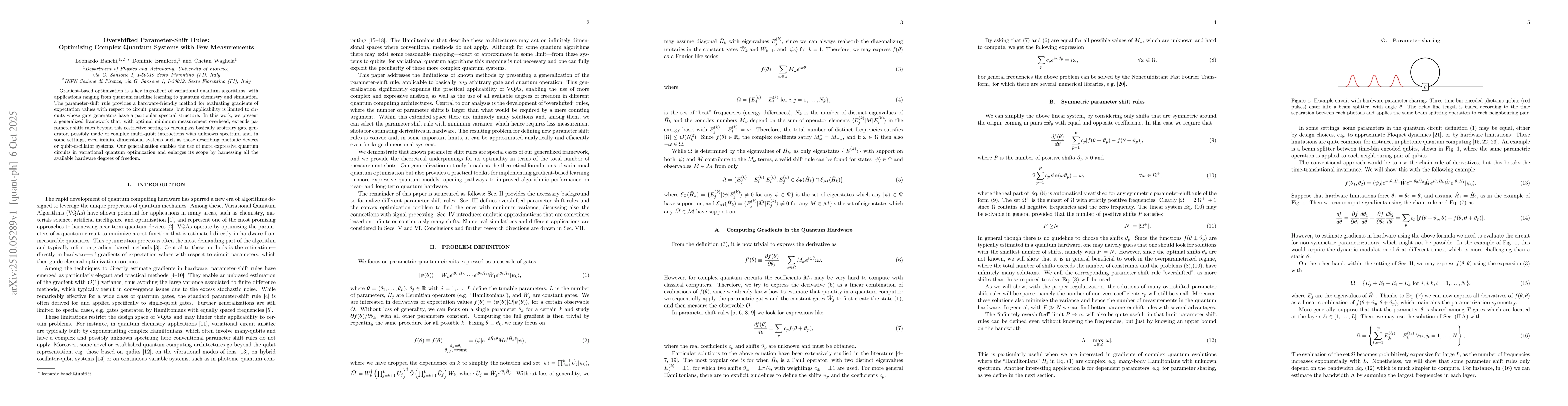 Thumbnail for Overshifted Parameter-Shift Rules: Optimizing Complex Quantum Systems
  with Few Measurements