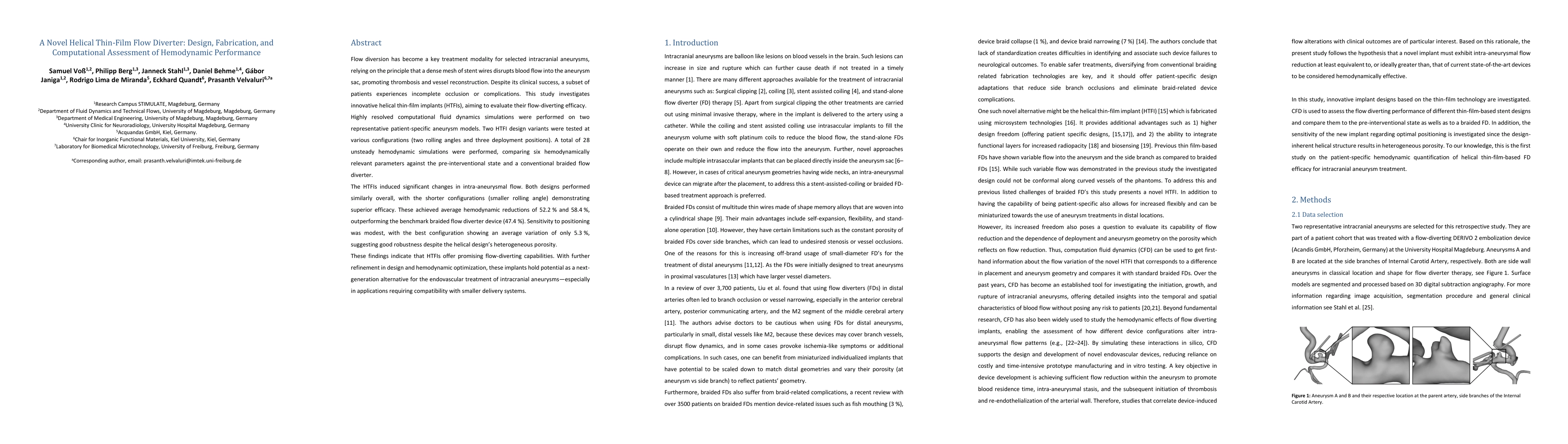 Thumbnail for A Novel Helical Thin-Film Flow Diverter: Design, Fabrication, and
  Computational Assessment of Hemodynamic Performance