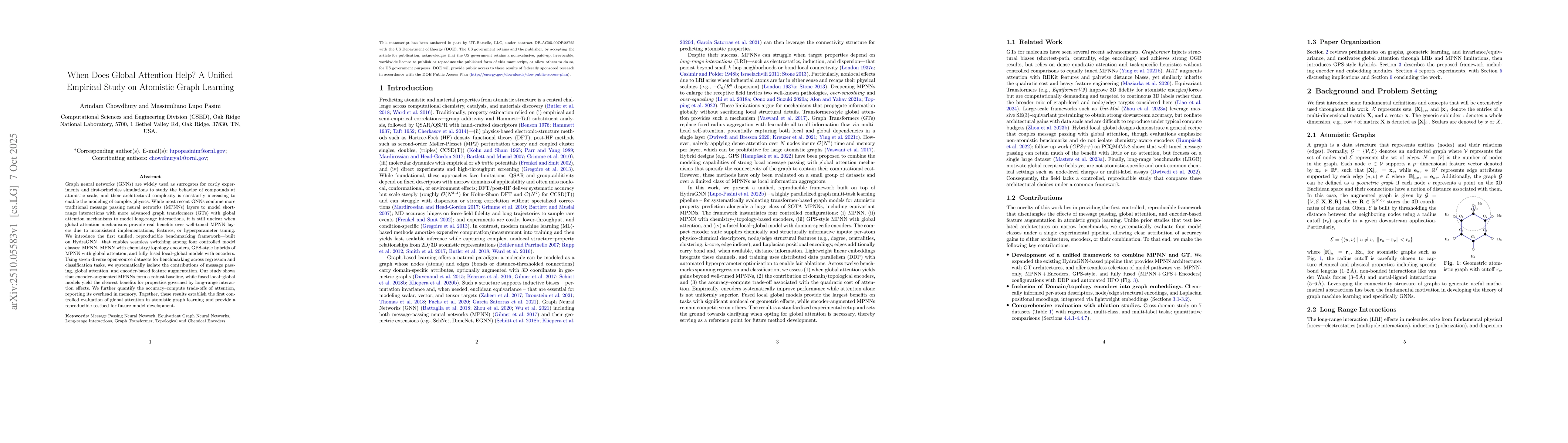 Thumbnail for When Does Global Attention Help? A Unified Empirical Study on Atomistic
  Graph Learning