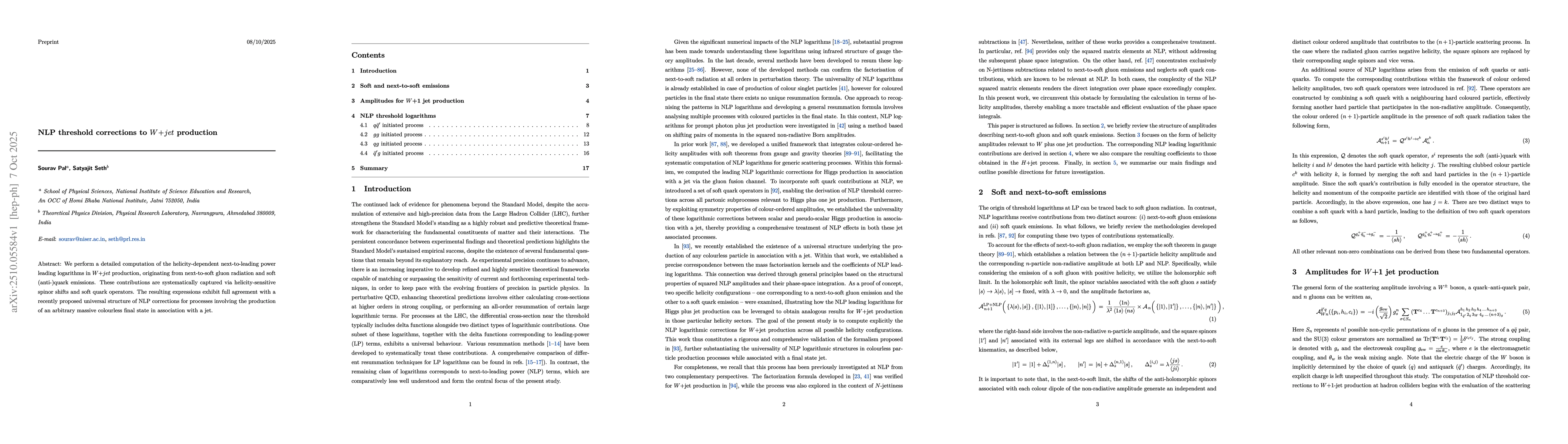 Thumbnail for NLP threshold corrections to W+jet production