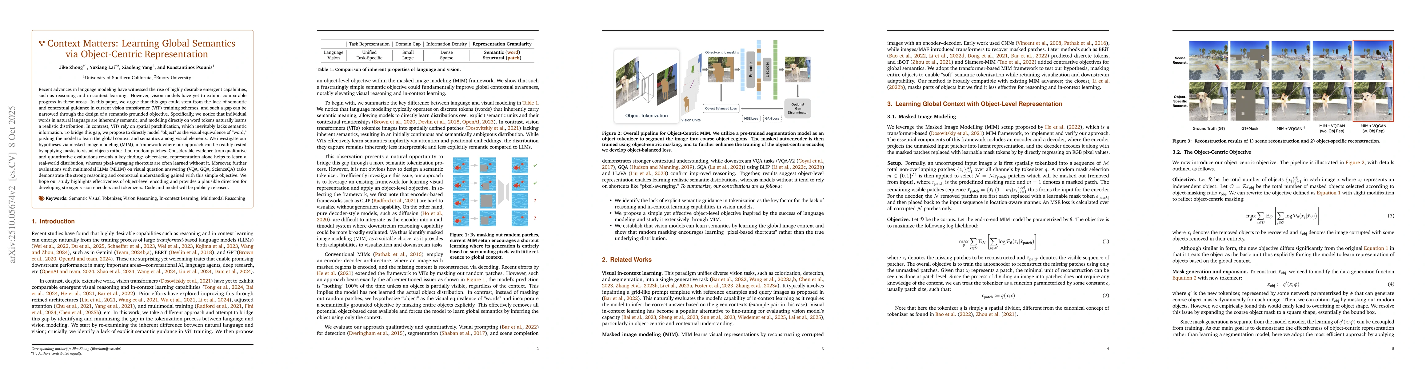 Thumbnail for Context Matters: Learning Global Semantics for Visual Reasoning and
  Comprehension