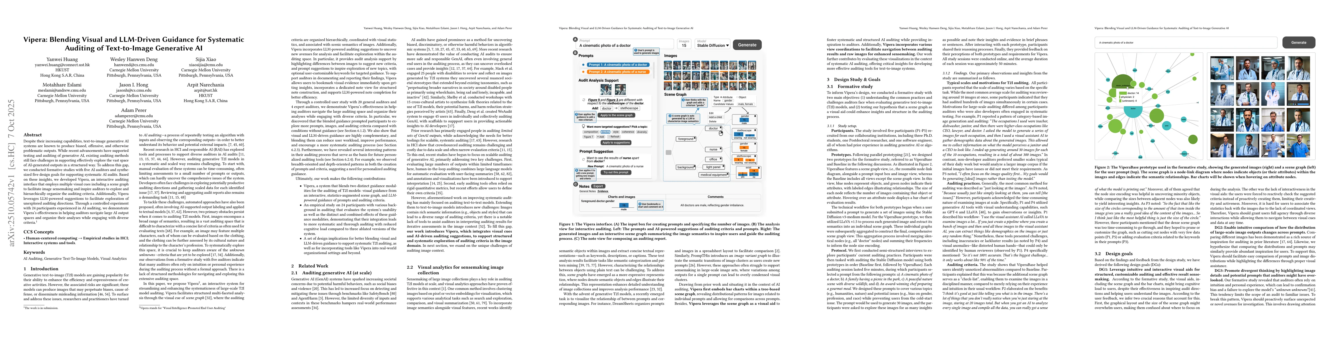 Thumbnail for Vipera: Blending Visual and LLM-Driven Guidance for Systematic Auditing
  of Text-to-Image Generative AI