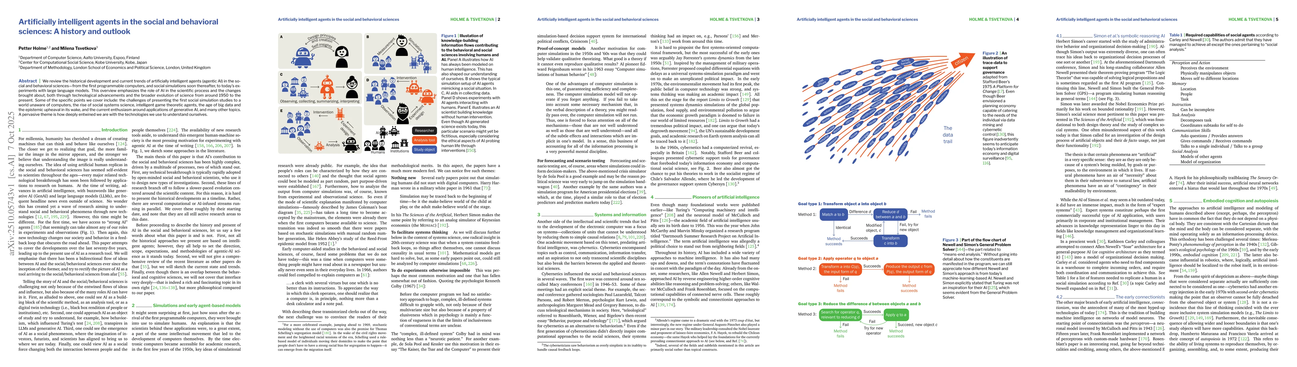 Thumbnail for Artificially intelligent agents in the social and behavioral sciences: A
  history and outlook