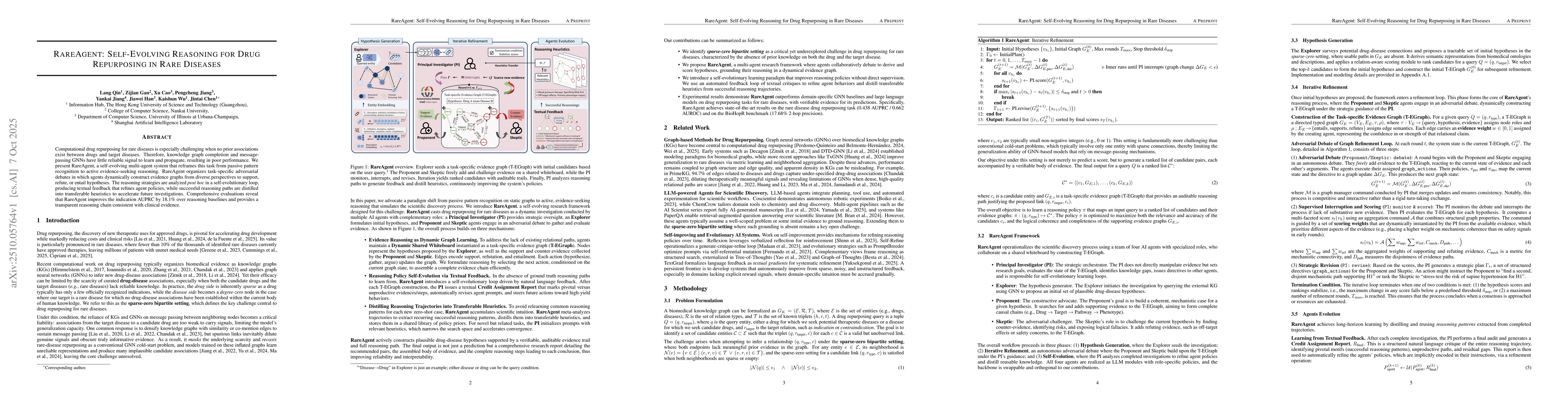Thumbnail for RareAgent: Self-Evolving Reasoning for Drug Repurposing in Rare Diseases