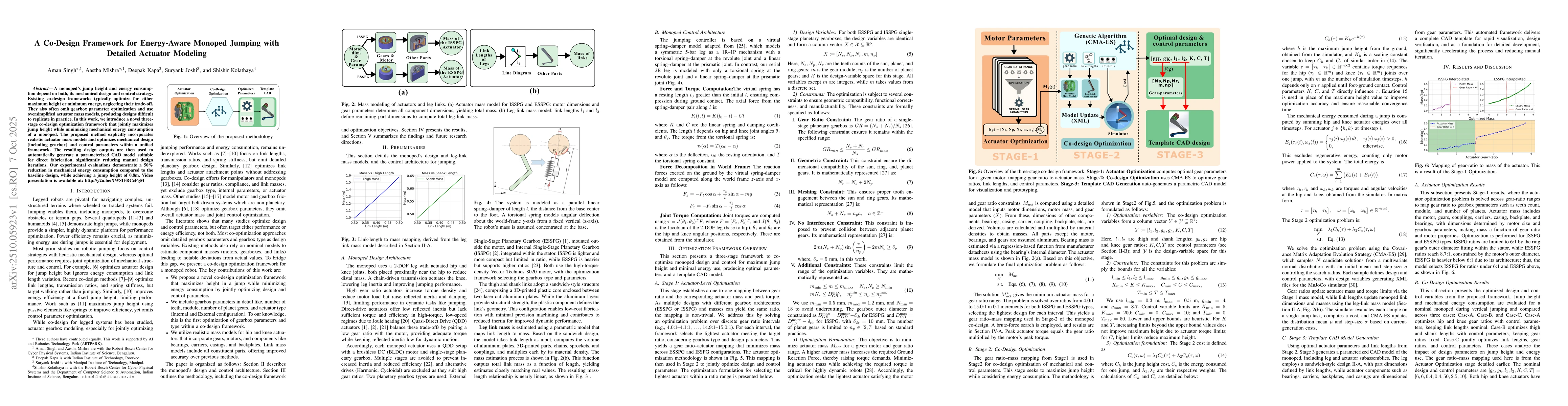 Thumbnail for A Co-Design Framework for Energy-Aware Monoped Jumping with Detailed
  Actuator Modeling