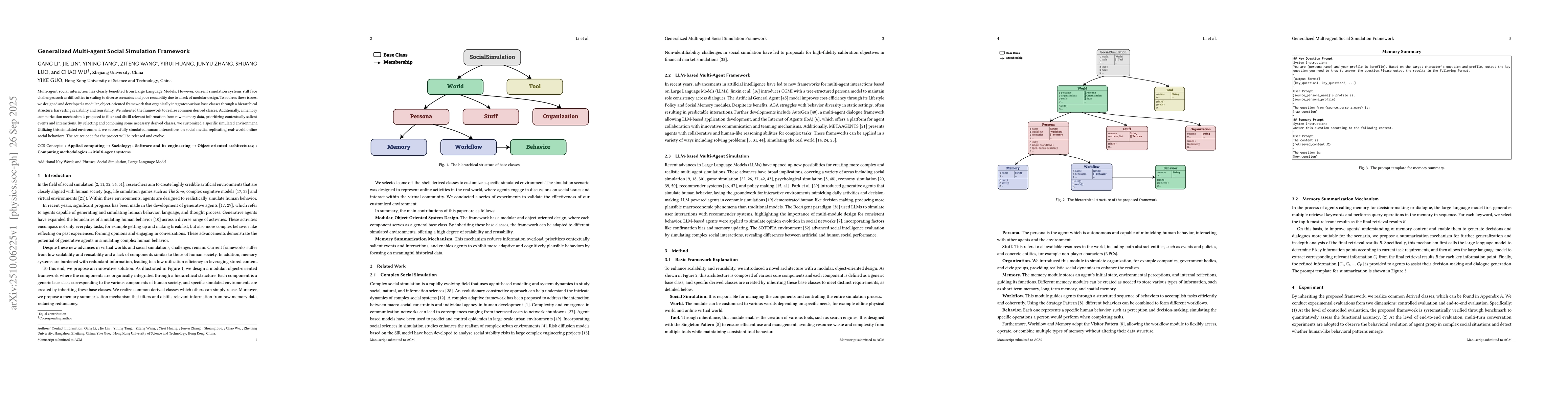 Thumbnail for Generalized Multi-agent Social Simulation Framework