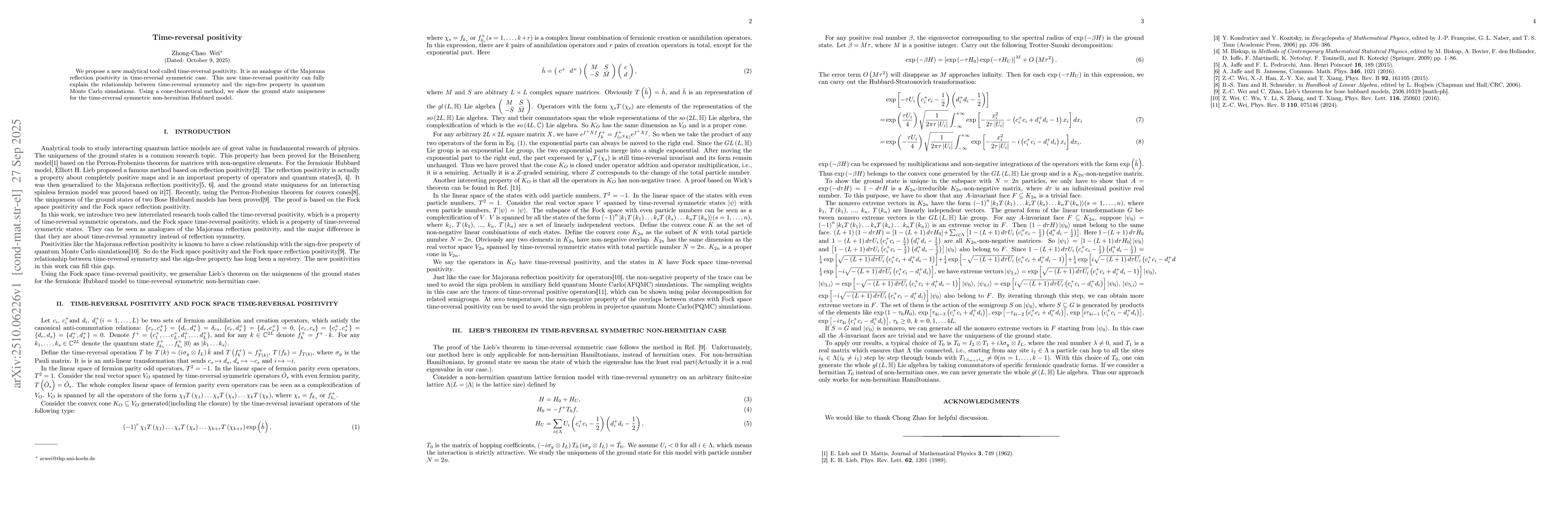 Thumbnail for Time-reversal positivity