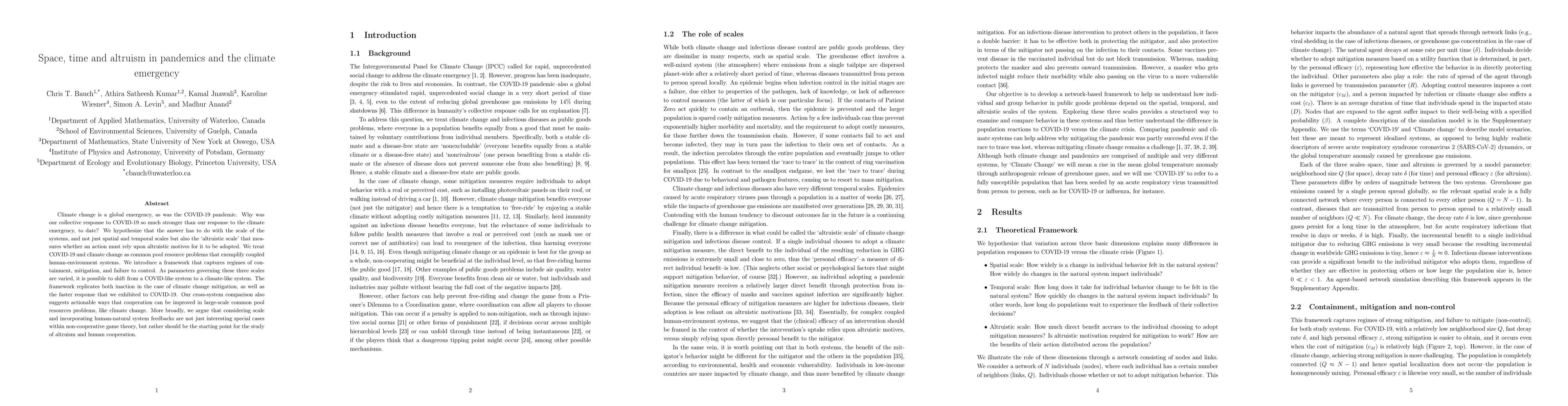 Thumbnail for Space, time and altruism in pandemics and the climate emergency