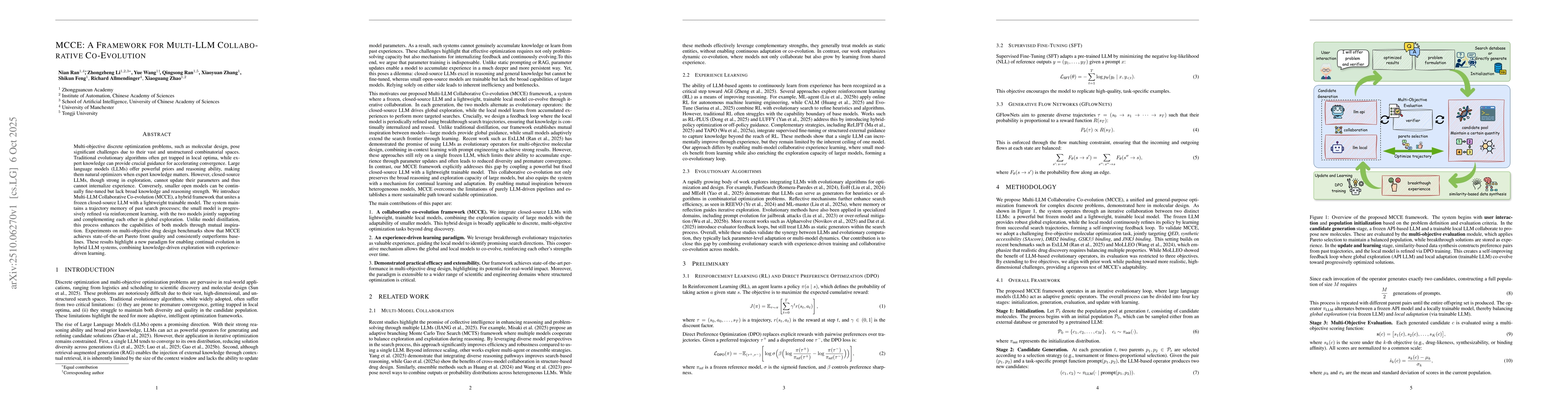 Thumbnail for MCCE: A Framework for Multi-LLM Collaborative Co-Evolution