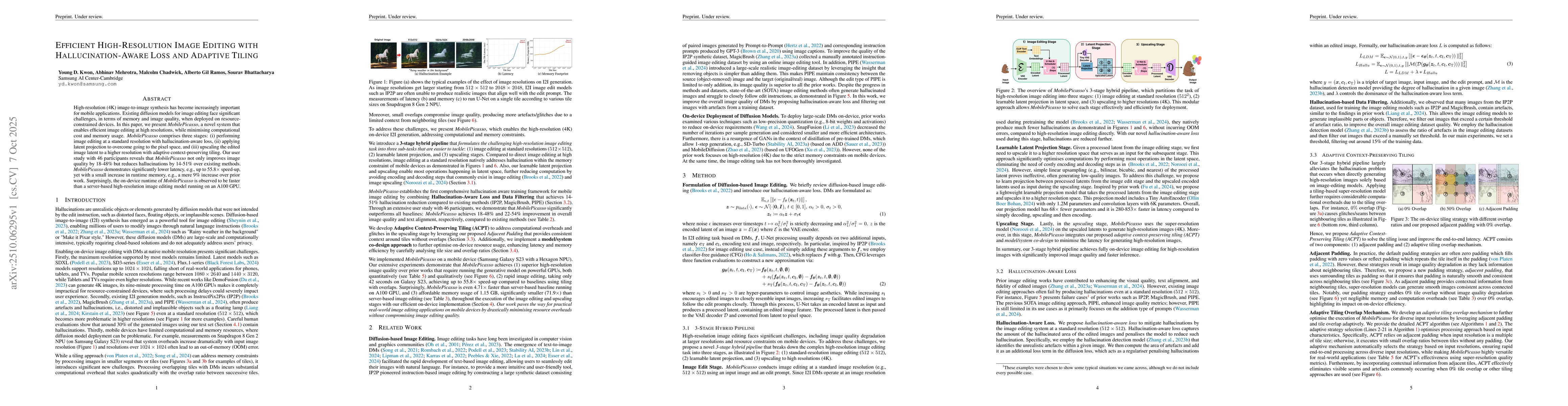 Thumbnail for Efficient High-Resolution Image Editing with Hallucination-Aware Loss
  and Adaptive Tiling