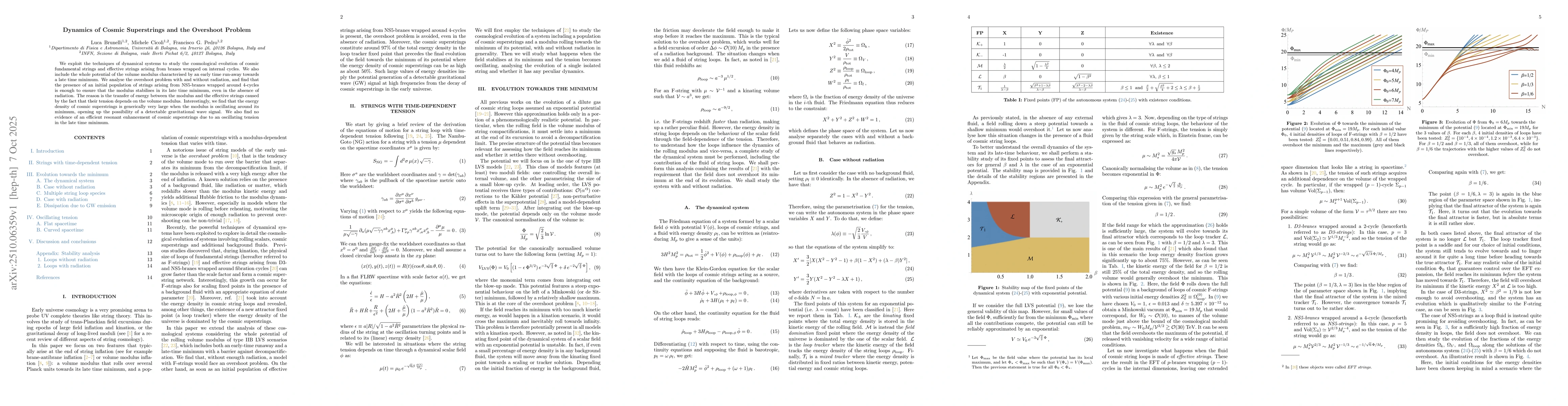 Thumbnail for Dynamics of Cosmic Superstrings and the Overshoot Problem
