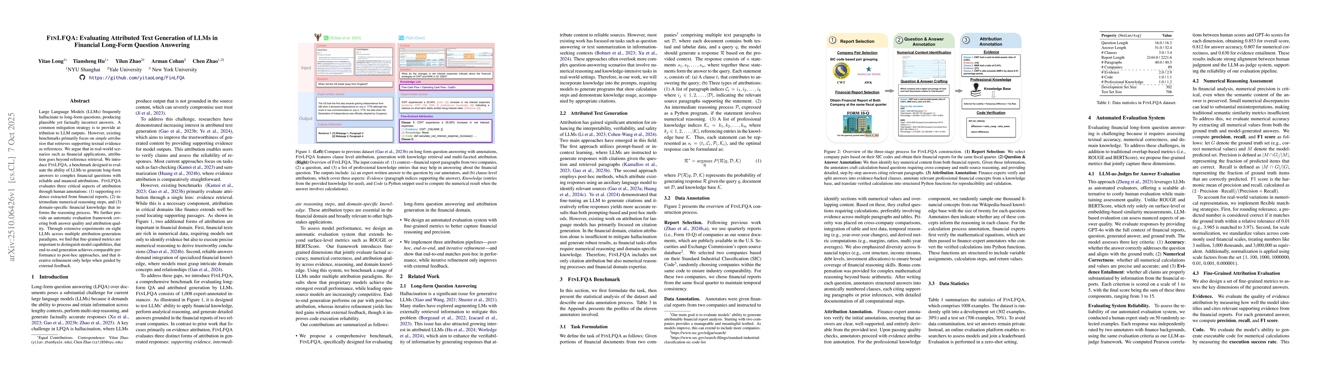 Thumbnail for FinLFQA: Evaluating Attributed Text Generation of LLMs in Financial
  Long-Form Question Answering