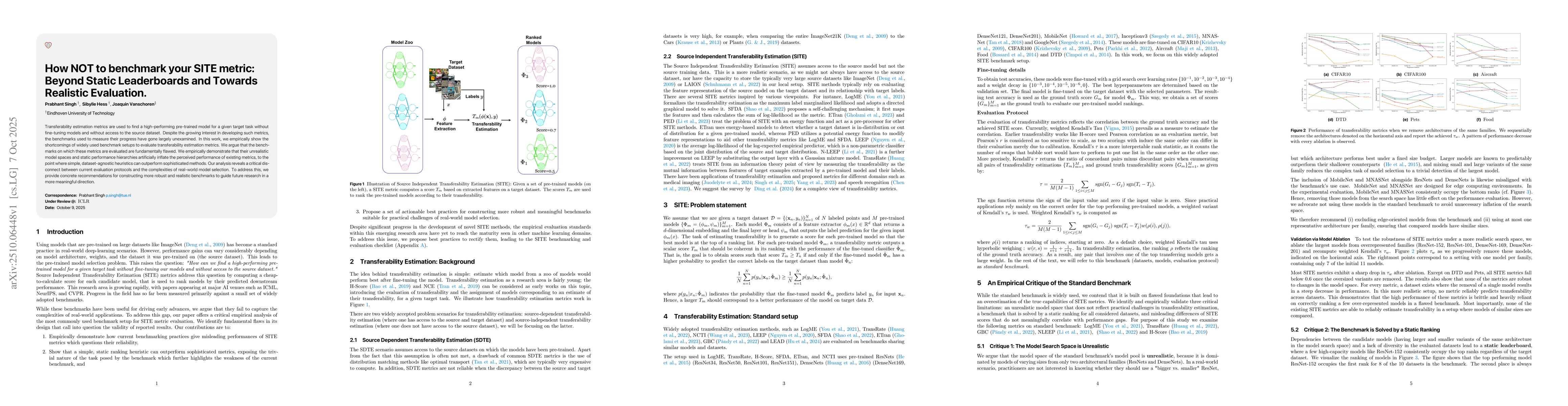 Thumbnail for How NOT to benchmark your SITE metric: Beyond Static Leaderboards and
  Towards Realistic Evaluation