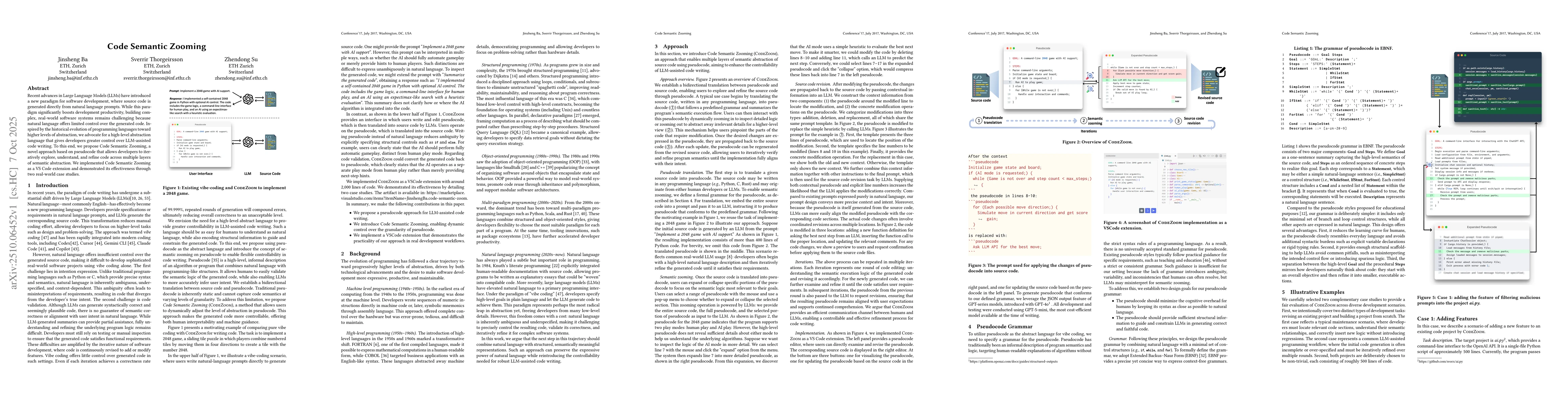 Thumbnail for Code Semantic Zooming