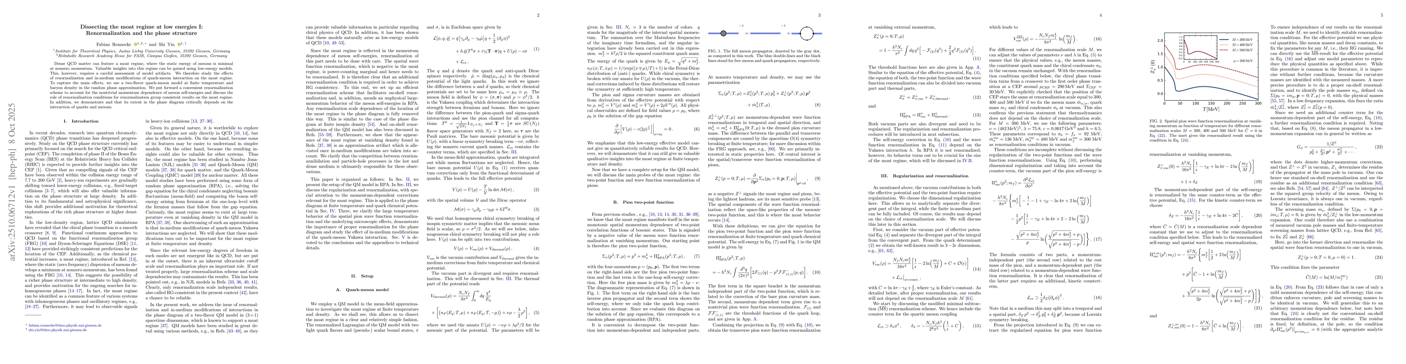 Thumbnail for Dissecting the moat regime at low energies I: Renormalization and the
  phase structure