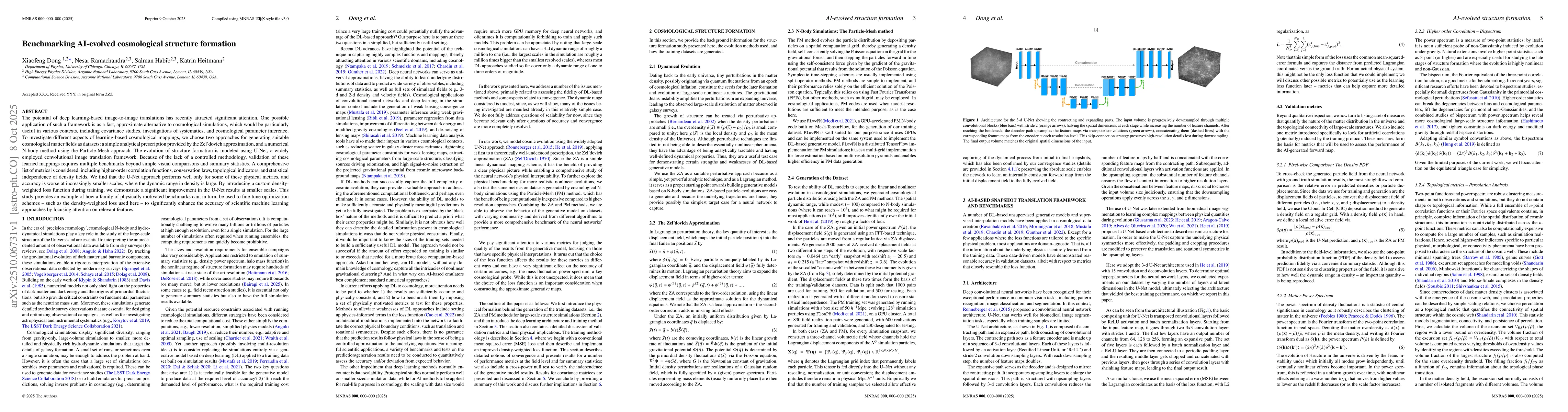 Thumbnail for Benchmarking AI-evolved cosmological structure formation