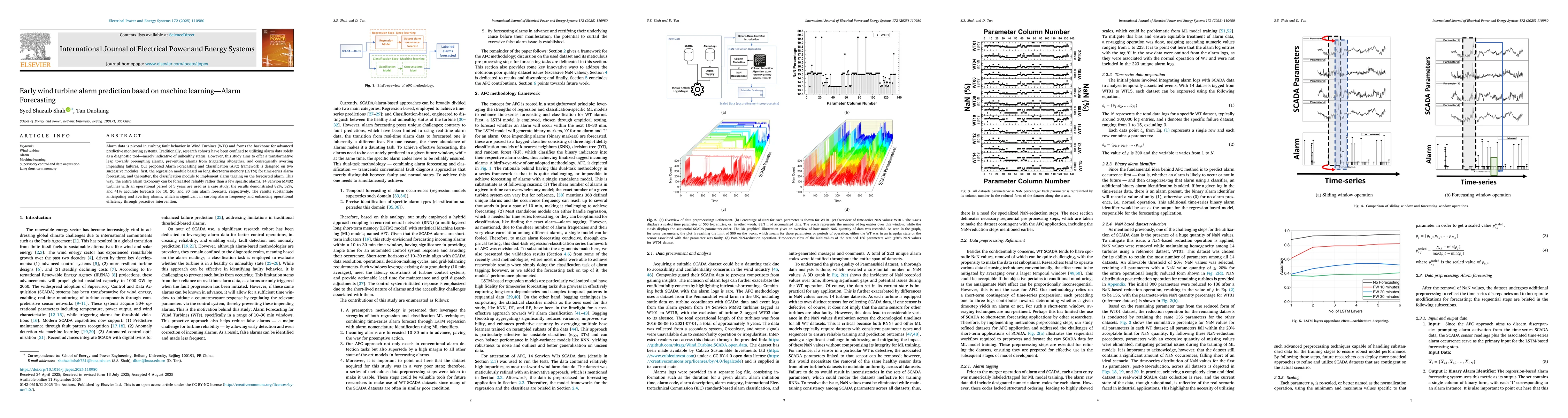 Thumbnail for Early wind turbine alarm prediction based on machine learning:
  AlarmForecasting