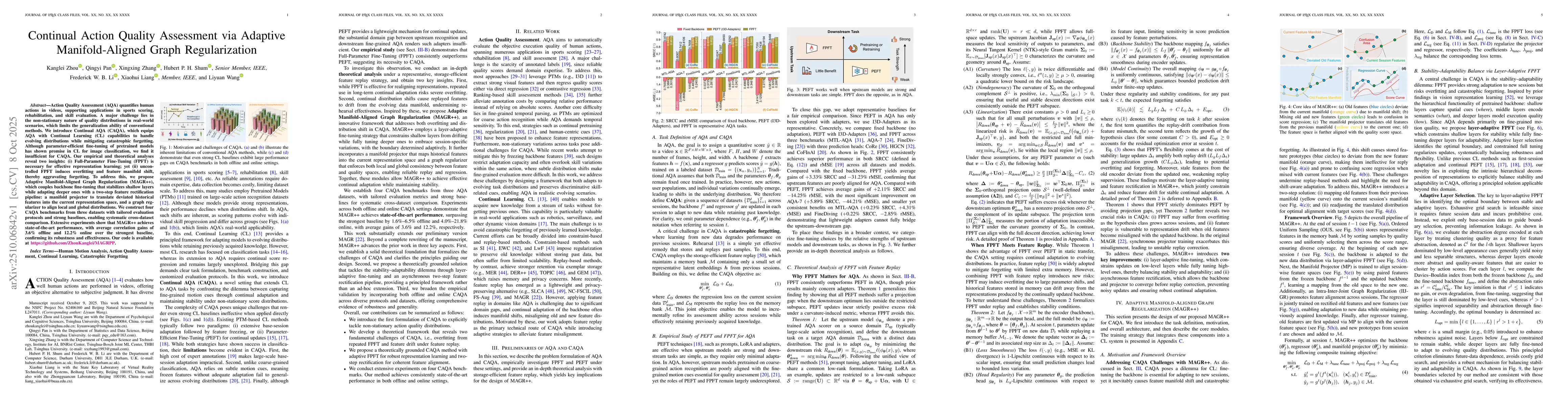 Thumbnail for Continual Action Quality Assessment via Adaptive Manifold-Aligned Graph
  Regularization