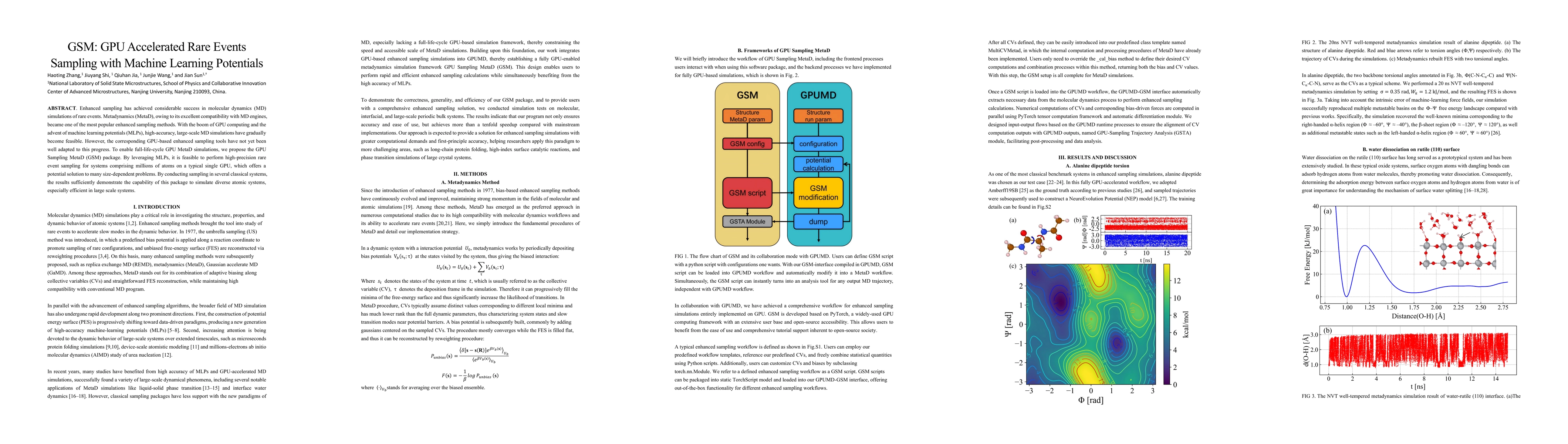 Thumbnail for GSM: GPU Accelerated Rare Events Sampling with Machine Learning
  Potentials